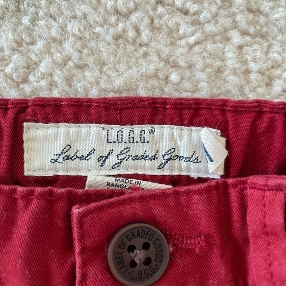 H&M red pants L.O.G.G unisex 12-18 months - Picture 9 of 12